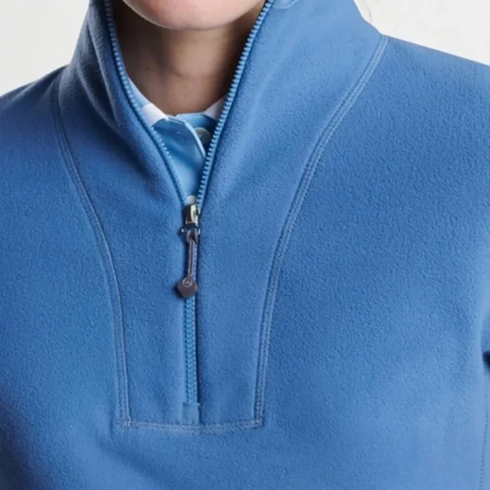 PETER MILLAR | Women's Storm Garland Microfleece Pullover in Storm | Size Medium - Picture 2 of 16